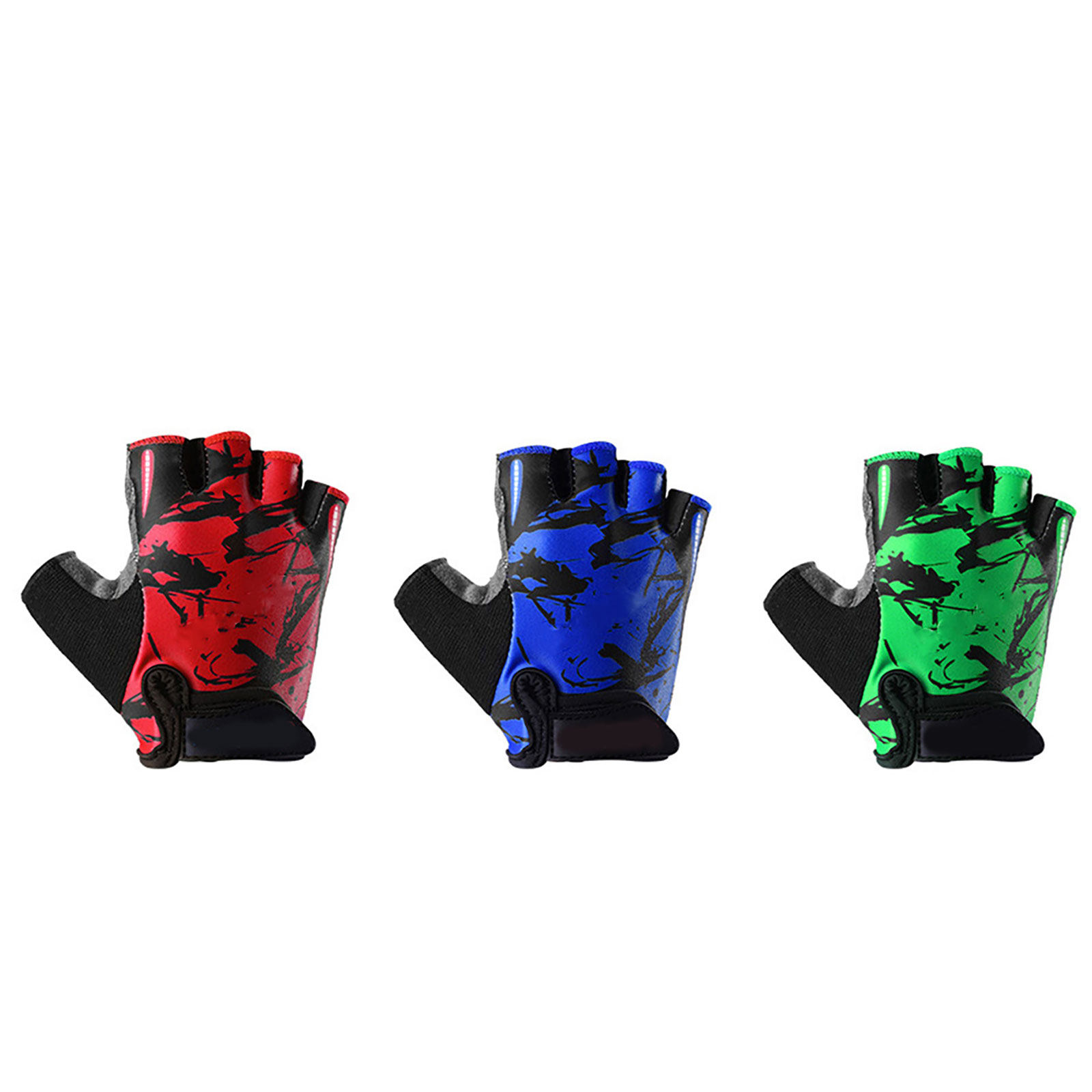 Fishing Gloves - Outdoor Sports Half Finger Gloves Breathable