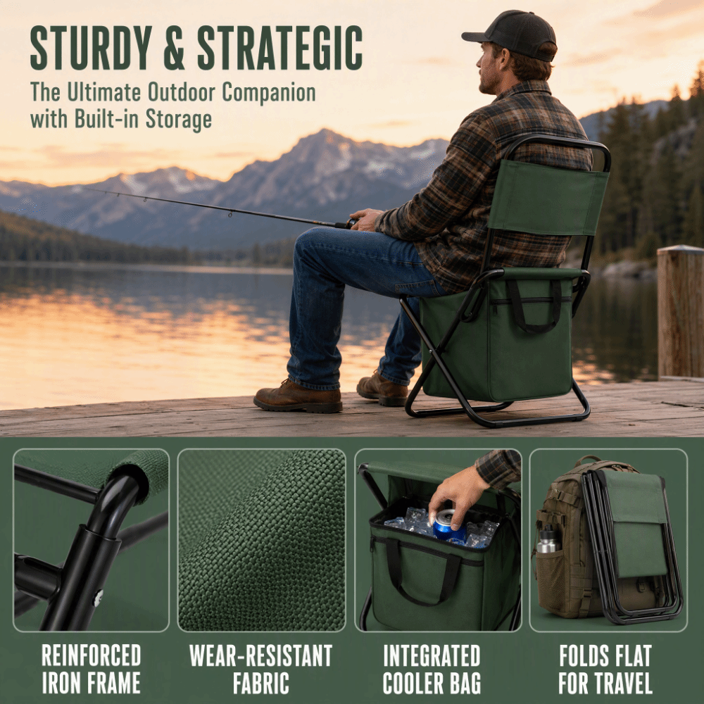 600D Oxford Fabric Foldable Ca - Fishing Backpack review and price