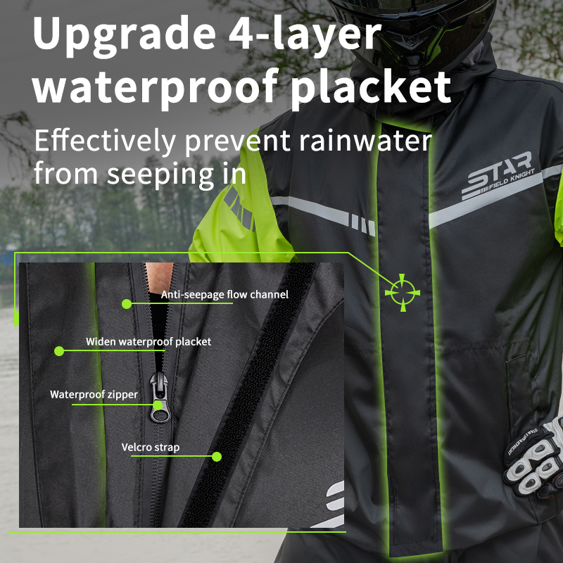 SFK Black Motorcycle Rider Rai - Fishing Rain Suit review and price