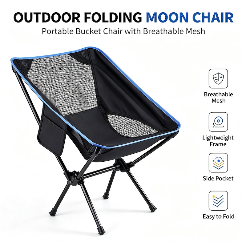 Portable Foldable Camping Chai - Fishing Backpack review and price